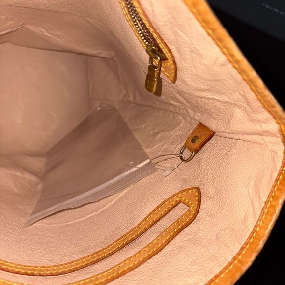 Used Louis Vuitton Brown Monogram Tote Bag bucket bag used good condition - Picture 11 of 16